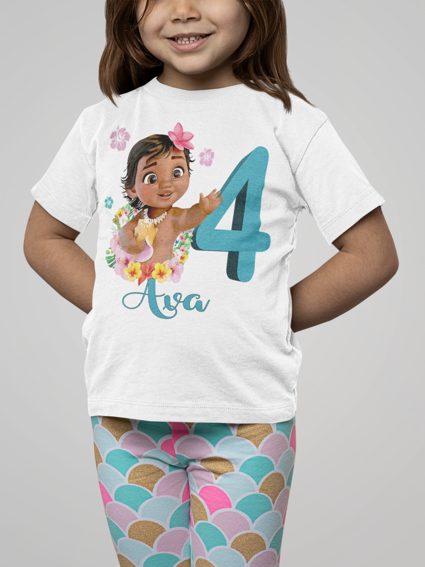 Baby Moana Girl shirts-  Baby  Moana shirt - Personalized Moana shirt -  Toddler baby Moana shirts  - Personalized shirts - Custom shirts