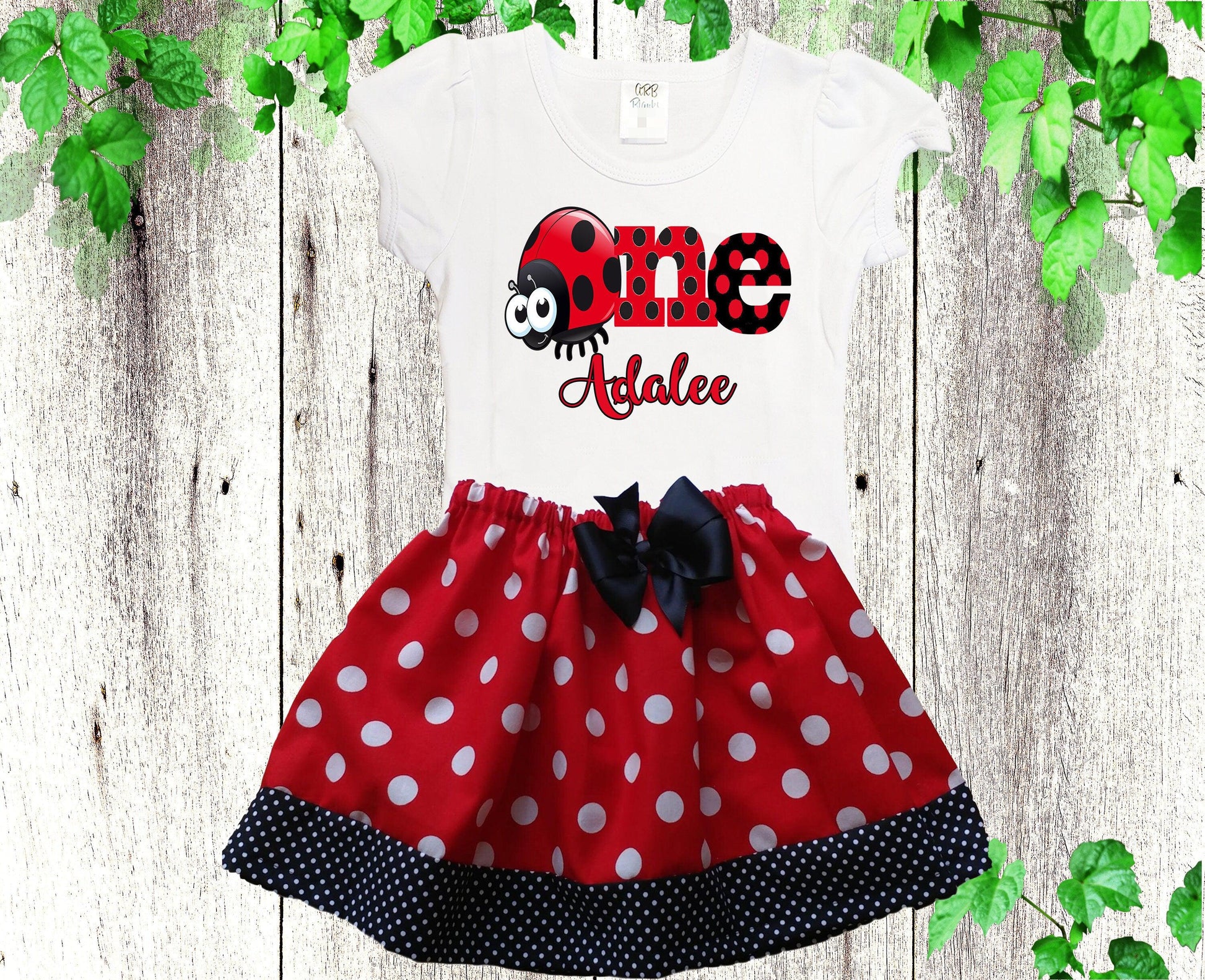 Lady bug outfit