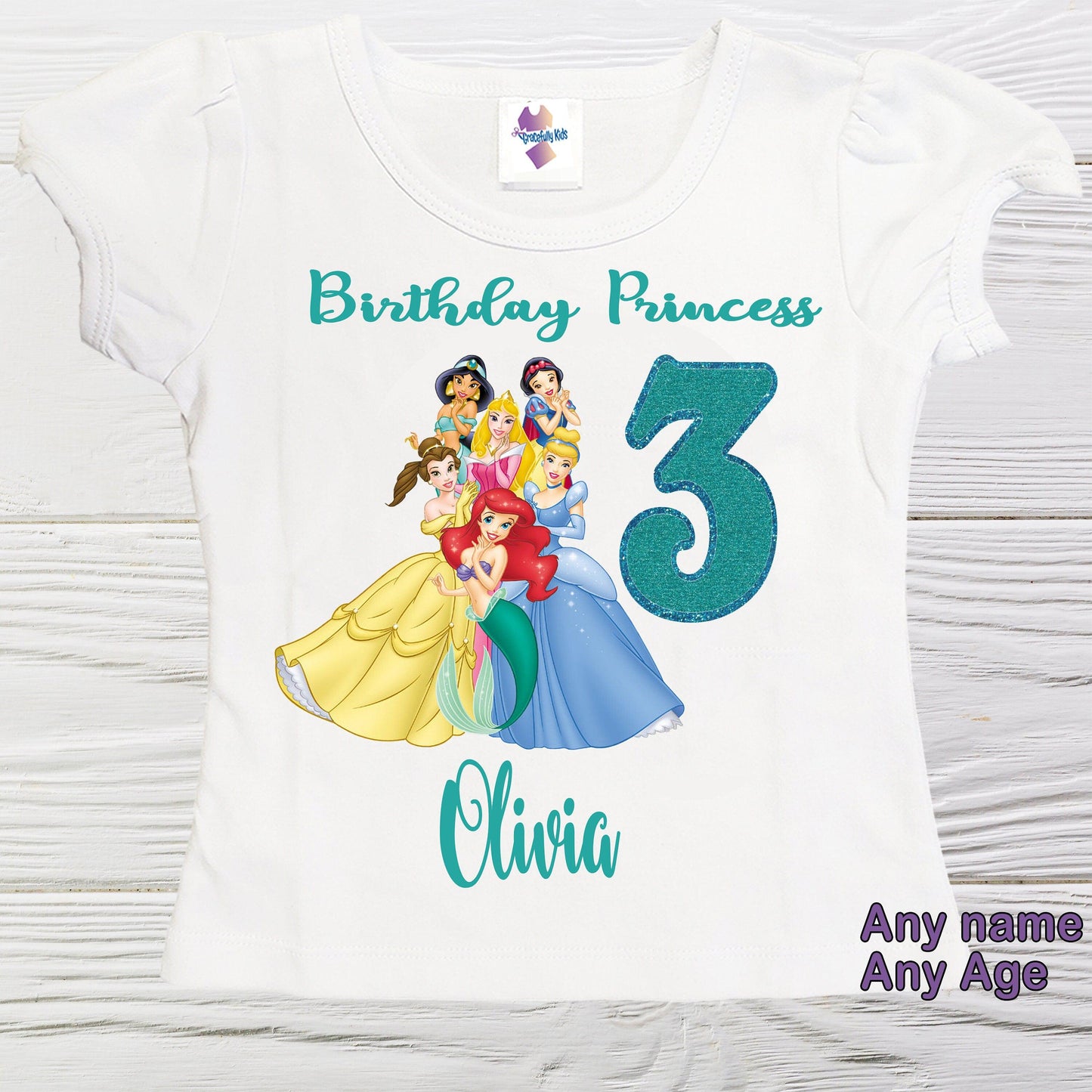 princess birthday shirt