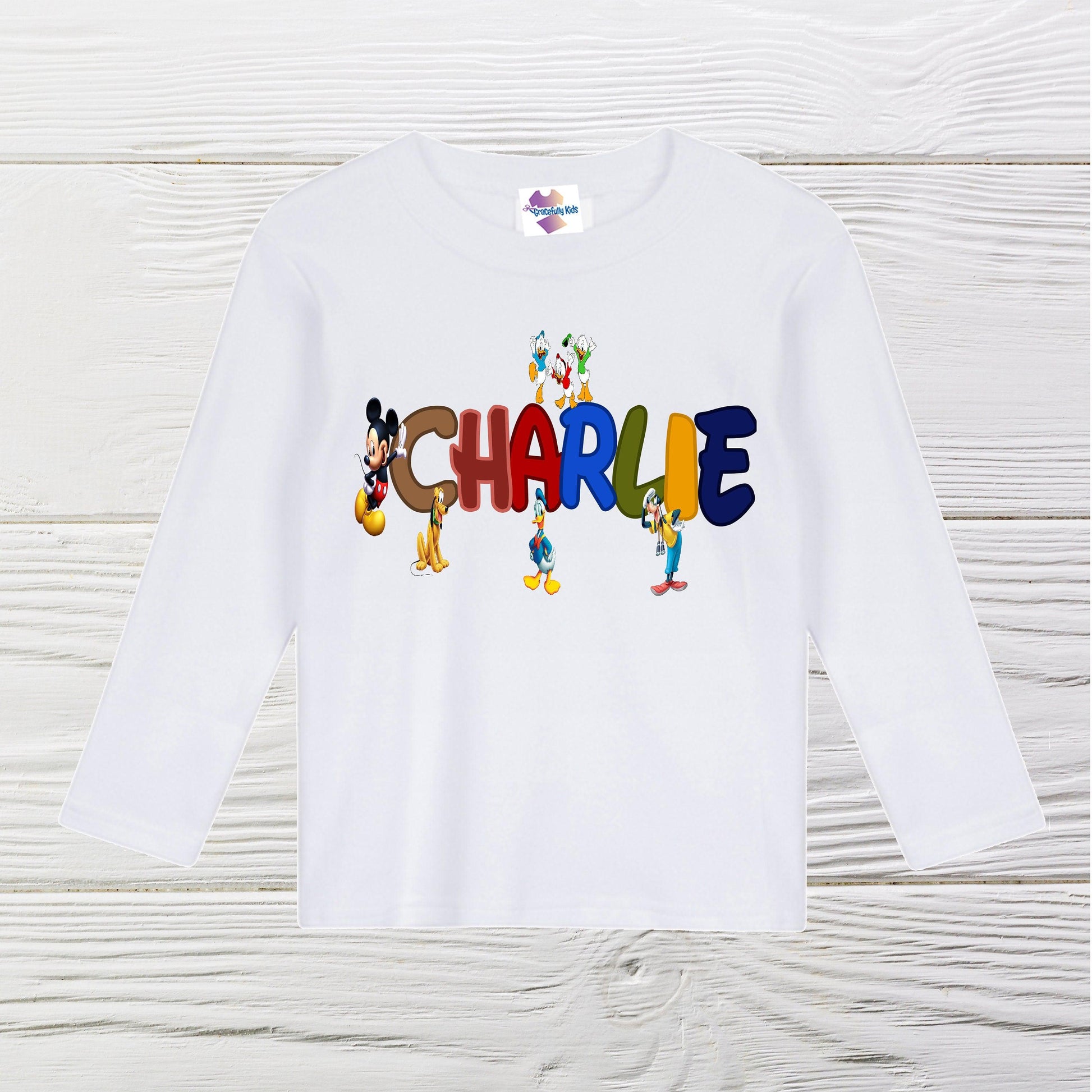 Mickey and friends shirt