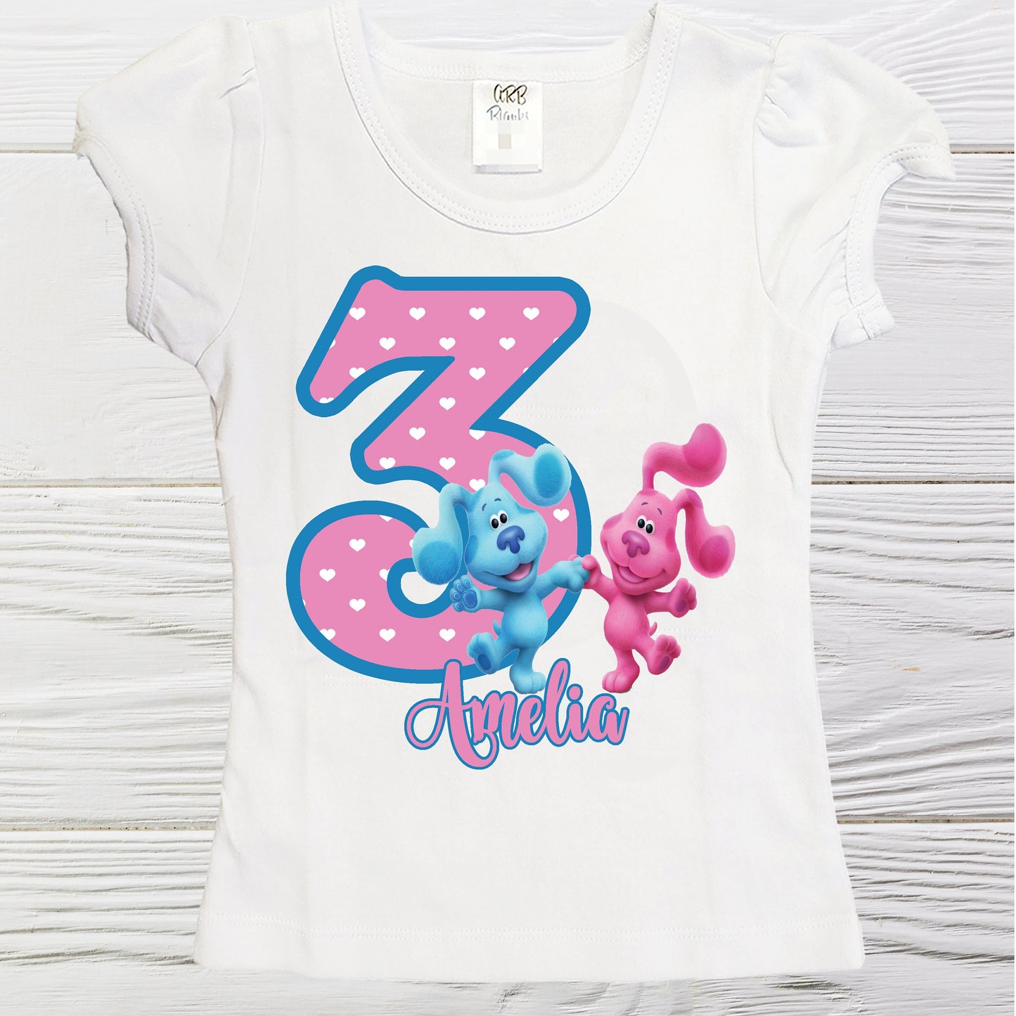 Blues Clues Birthday Shirt | Blues Clues  Girls Shirt | Personalized Blues Clues Shirt | Kids Birthday Shirt |Blues Clues | Girls shirts