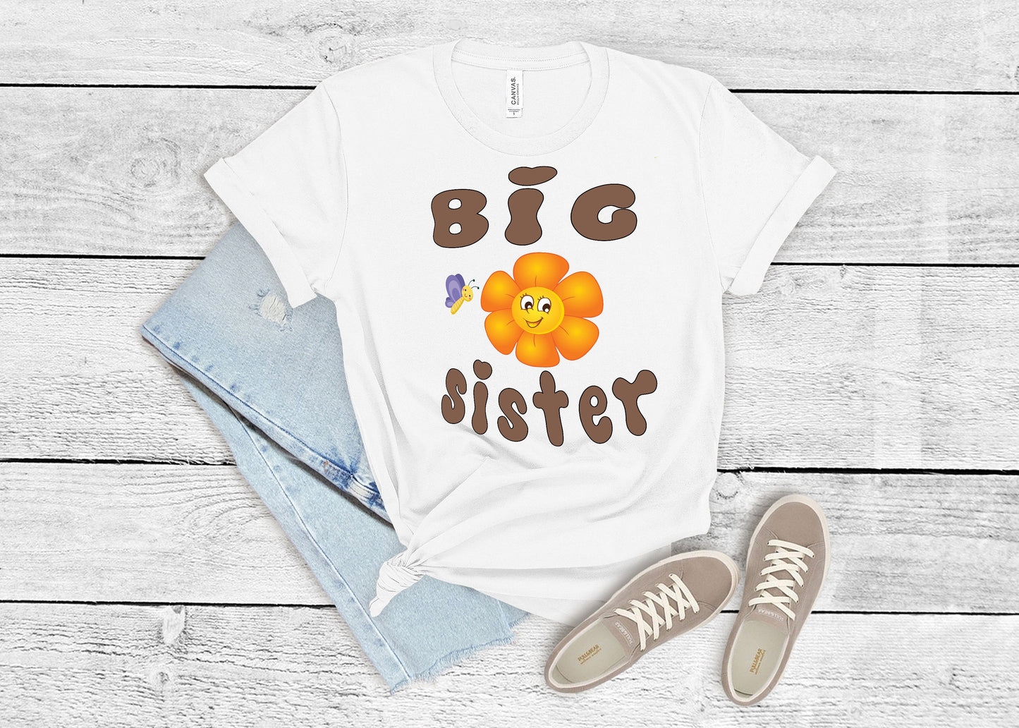 Big Sister Shirt white