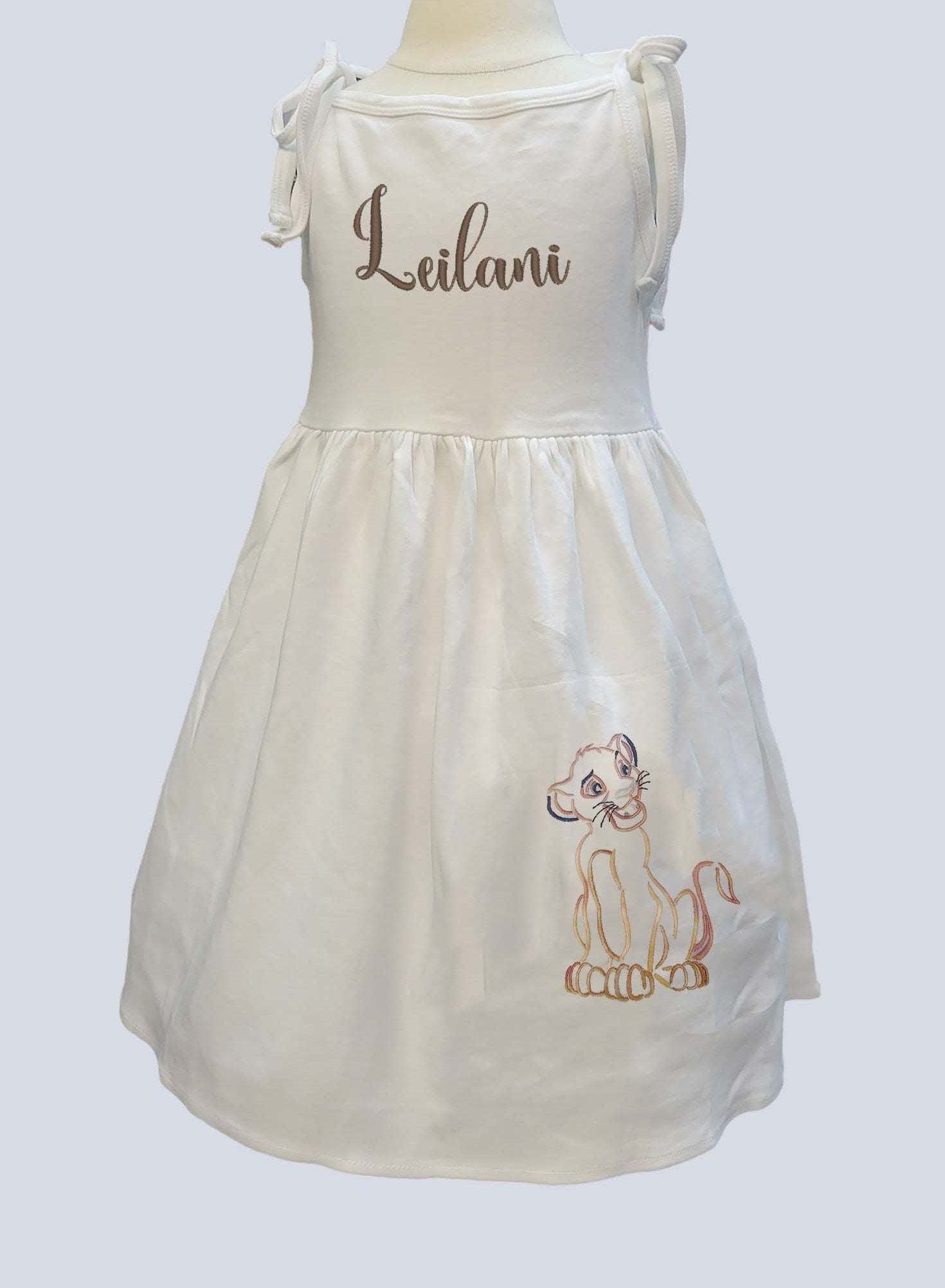 Lion King Dress, Simba Birthday Dress, Personalized  Lion King  outfit