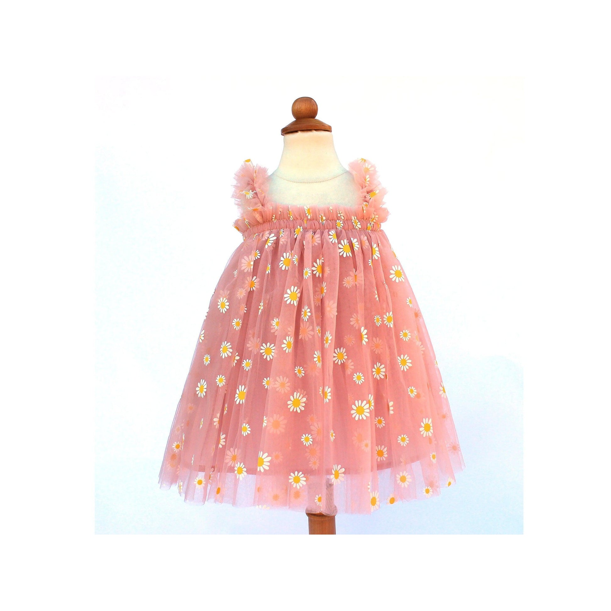 Mauve Tulle Dress | Baby Tulle Dress | Daisy Baby Tutu | Princess Outf
