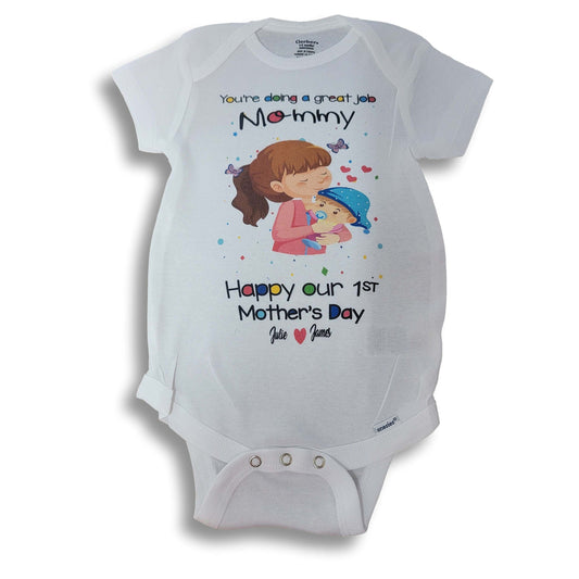 1st Mother's day Onesie  |  Baby Shower Gift |  Unique Baby Gift | Mother's day Onesie | Baby Clothes