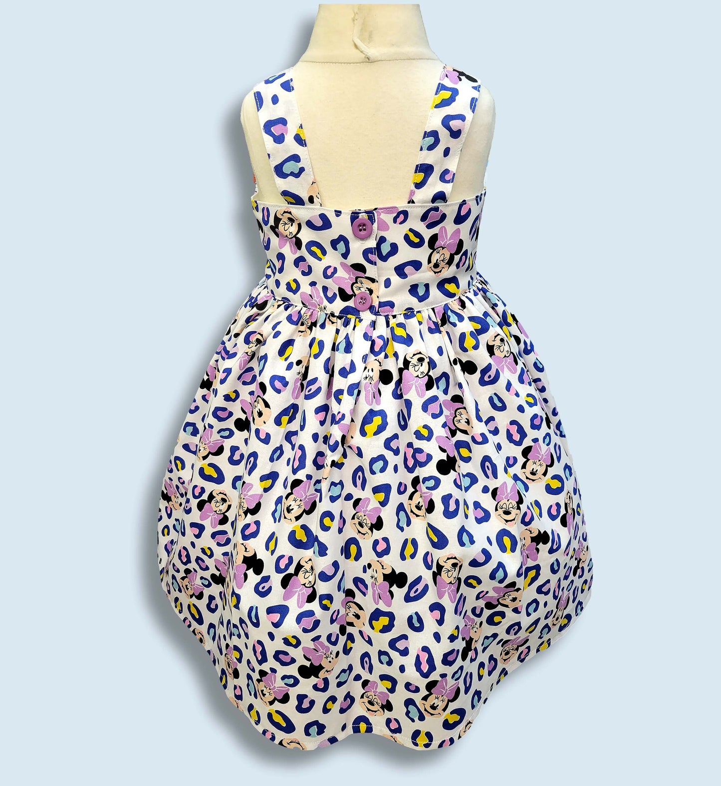 Minnie Mouse Dress, Minnie Mouse Leopard Dress,  Toddler Minnie Dress, Birthday Minnie Dress