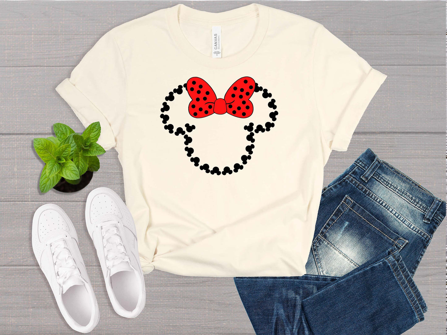 Minnie Shirt, Adult Minnie Mouse Shirt, Toddle Minnie Shirt, Woman Minnie Mouse shirt, Minnie T-shirt