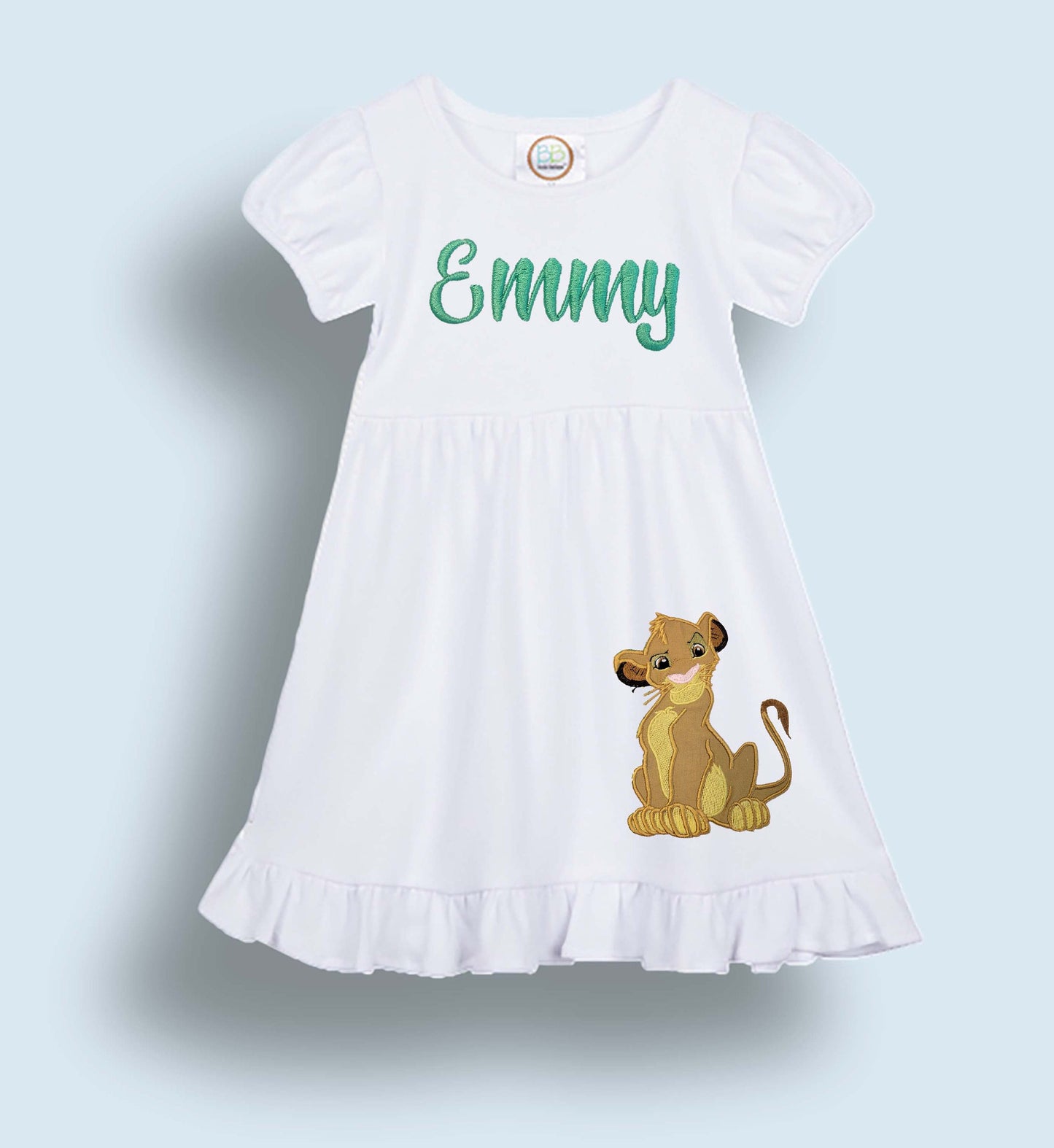 Personalized Simba Dress, Girls Lion King  Birthday outfit, Simba Toddler Dress, Personalized  Lion King Simba Girls Dress