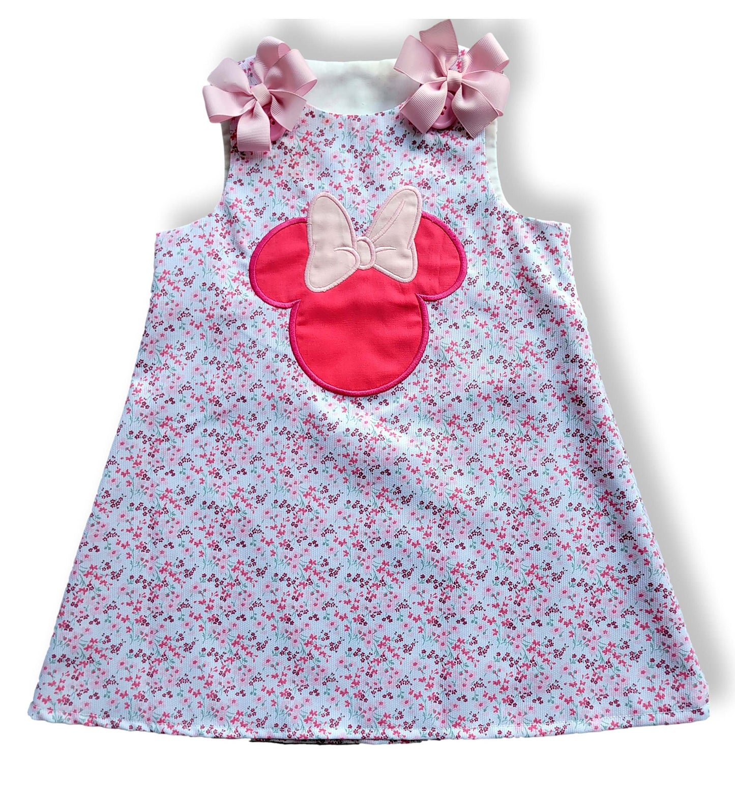 Minnie Mouse Dress ,   Minnie Birthday dress, Personalized  Minnie Birthday outfit, Monogram Minnie dress