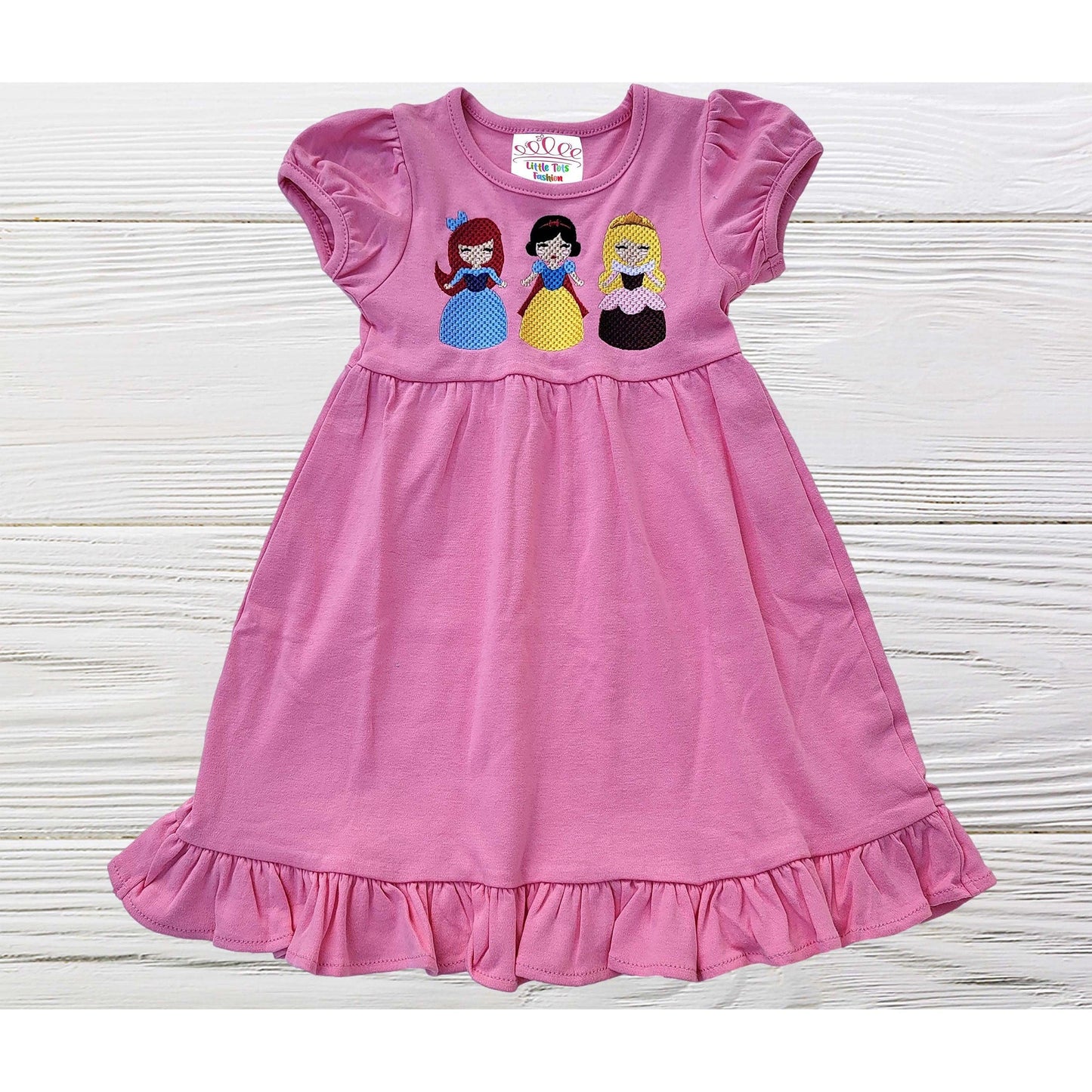 Princess Dress,  Toddler Pink Princess Birthday outfit, Girls Princess Dress, Cinderella, Belle, Aurora Girls Dress