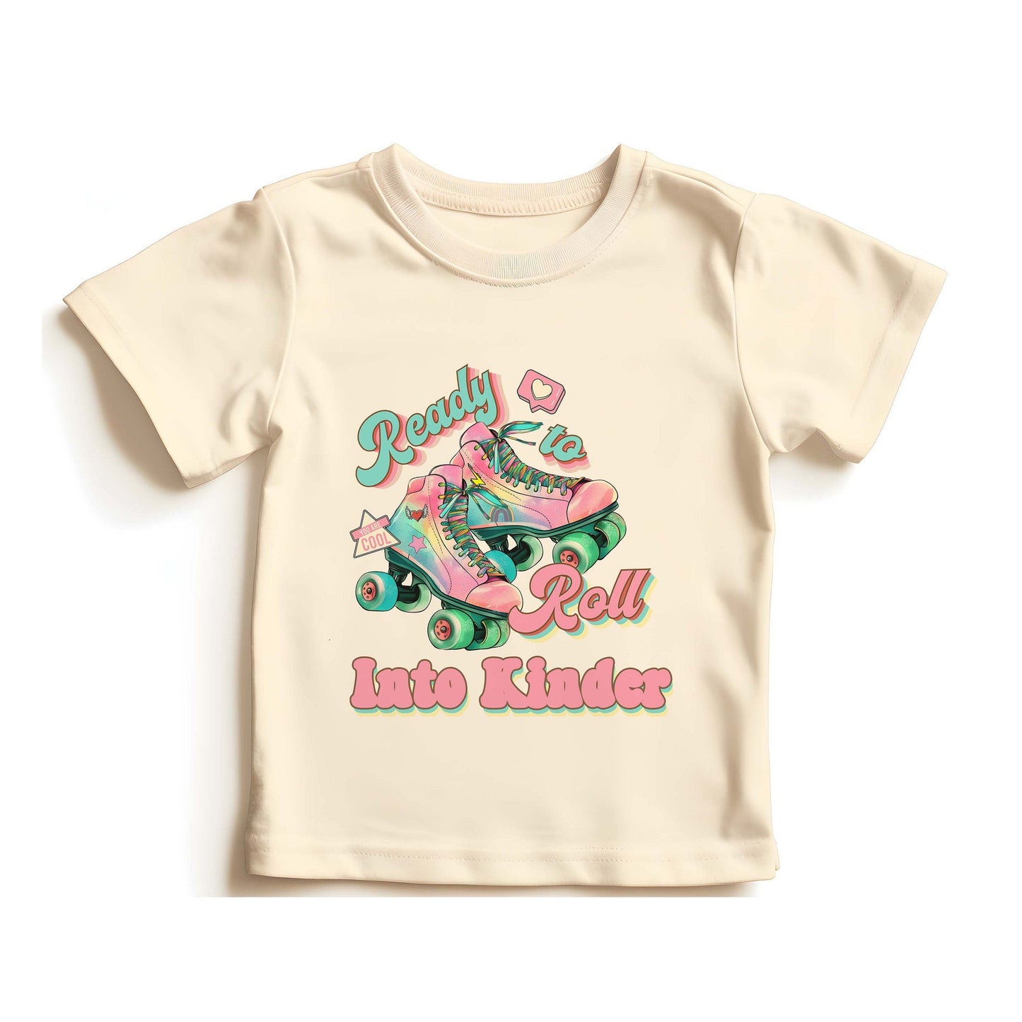 Ready to roll into Kinder shirt | Back to School Shirt | First Day Of School shirt | Kindergarten shirt