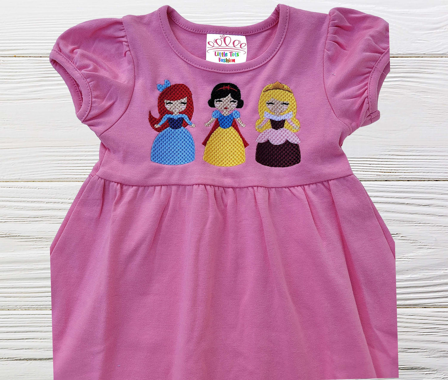 Princess Dress,  Toddler Pink Princess Birthday outfit, Girls Princess Dress, Cinderella, Belle, Aurora Girls Dress